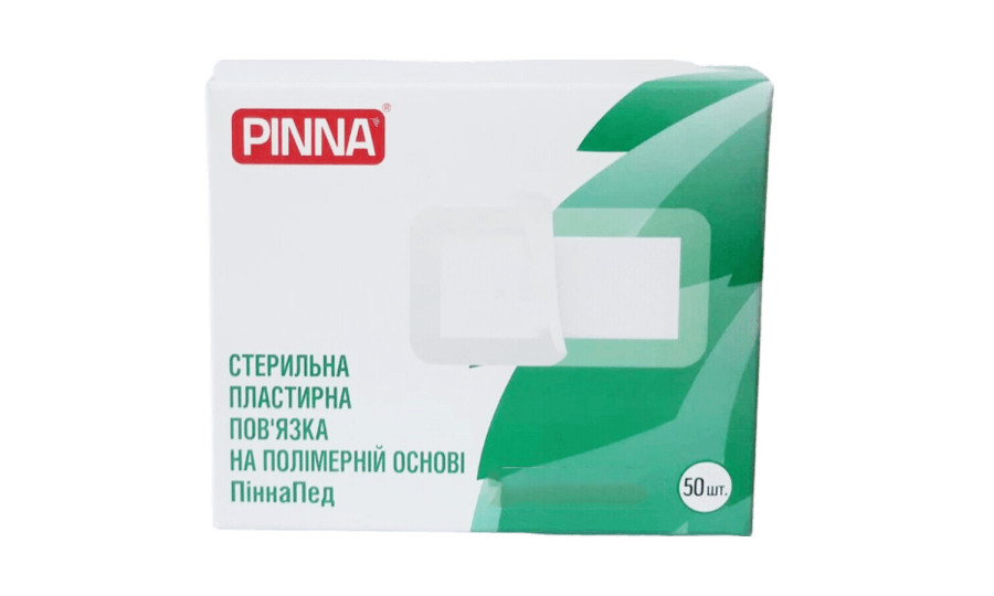 Пластирна пов'язка Pinna PinnaPad на полімерній основі, стерильна, 5 см х 9 см 1шт