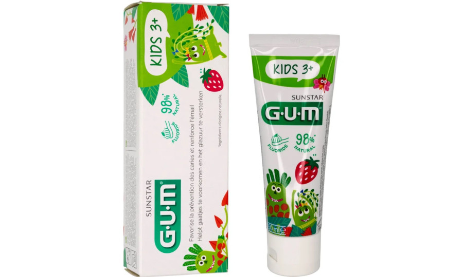 Зубна паста-гель GUM Kids 3+, 50 мл Зубна паста-гель GUM Kids 3+, 50 мл