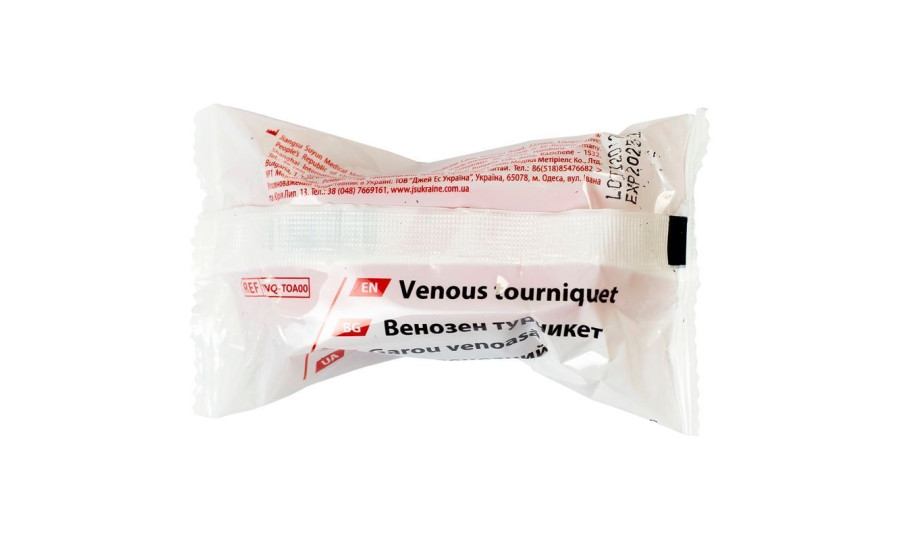 Джгут венозний із застібкою, трикотажний/ JS