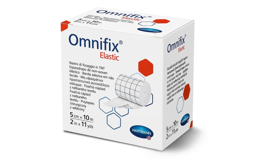 Пластир еластичний фіксуючий на нетканій основі Omnifix® Elastic / Омніфікс Еластік 5см х 10м 1шт