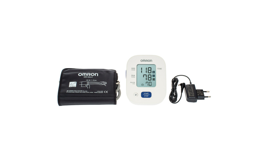 Автоматичний тонометр Omron M2 BASIC з адаптером і манжетою 22-32 см