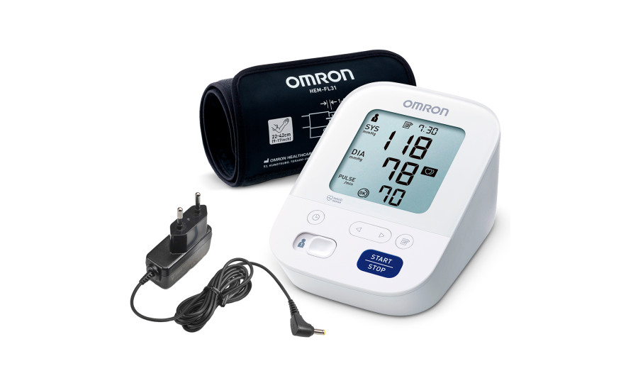 Тонометр автоматичний M3 Comfort (HEM-7134-E) з манжетою Intelli Wrap + адаптер S Omron