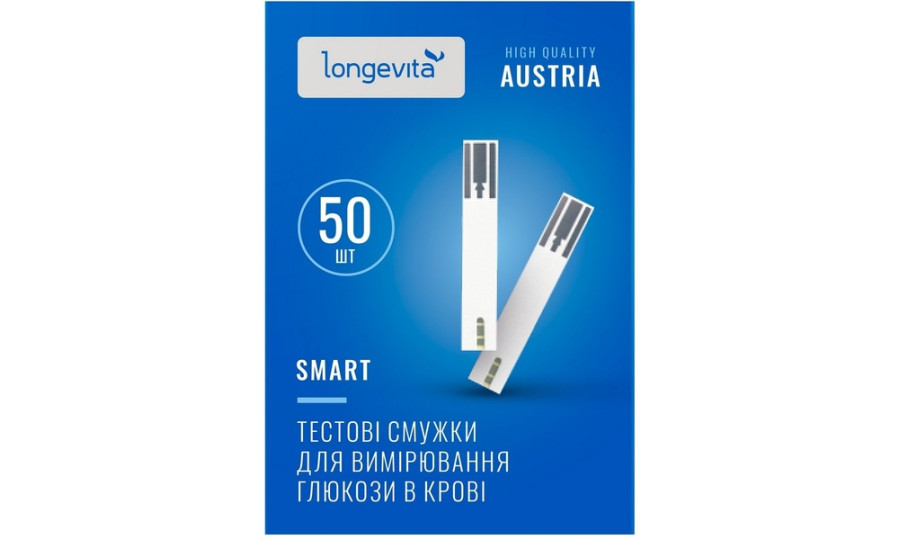 Тест-смужки Longevita Smart 50 шт.