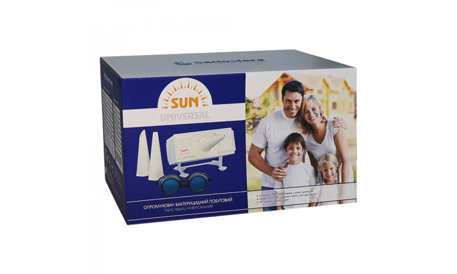 Опромінювач бактерицидний побутовий (кварц-тубус) SUN UNIVERSAL BactoSfera