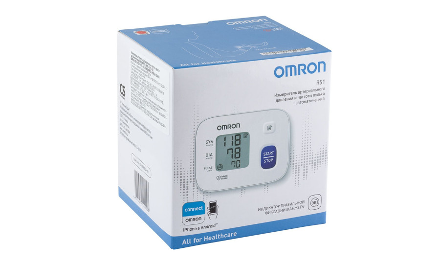 Автоматичний тонометр на зап‘ястя OMRON RS1 (НЕМ-6160-E)