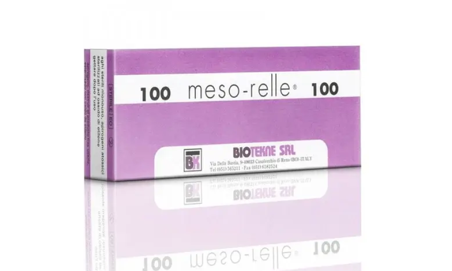 Голки для ін'єкцій мезотерапії Mesorelle 32g 0.23*4mm 10шт