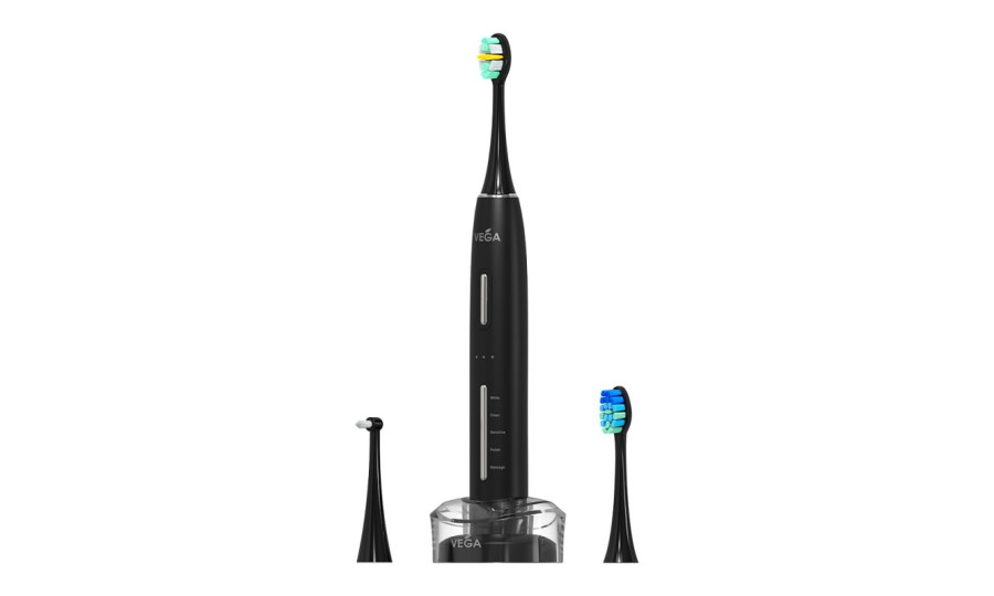 VEGA VT-800 B (чорна) електрична звукова зубна щітка