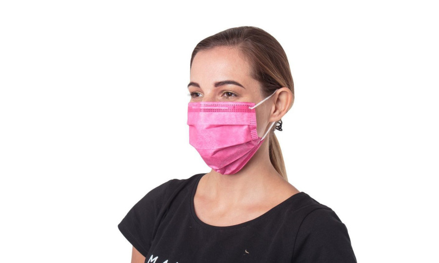 Маски медичні рожеві SanGig  50 шт