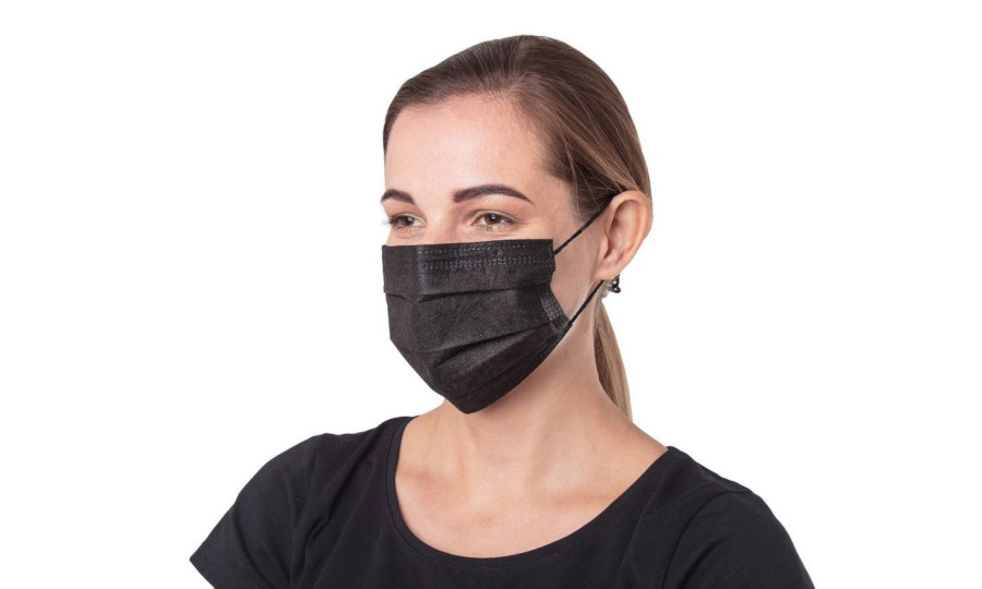 Маски медичні чорні Sangig, 50 шт