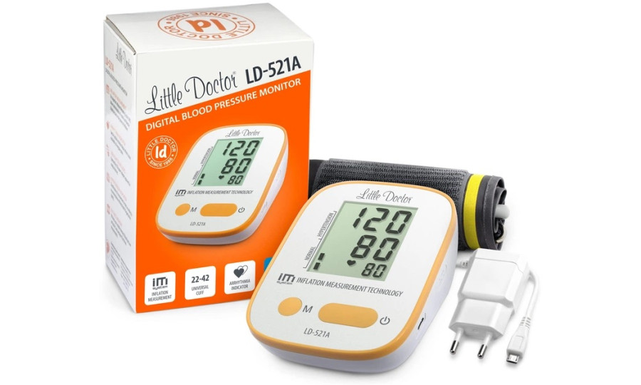 Тонометр автоматичний з адаптером і манжетою LD-521А Little Doctor