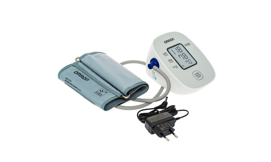 Тонометр автоматичний OMRON M2 Basic з адаптером з манжетою 22-32 см на плече
