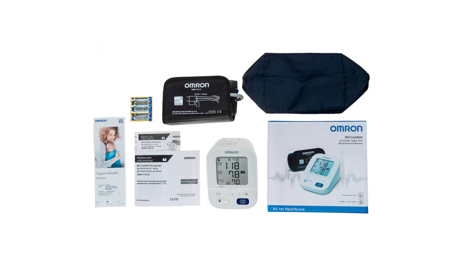 Тонометр автоматичний OMRON M3 Comfort з манжетою 22-32см на плече