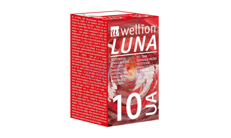 Тест-смужки Wellion (Велліон) LUNA trio UA на сечову кислоту