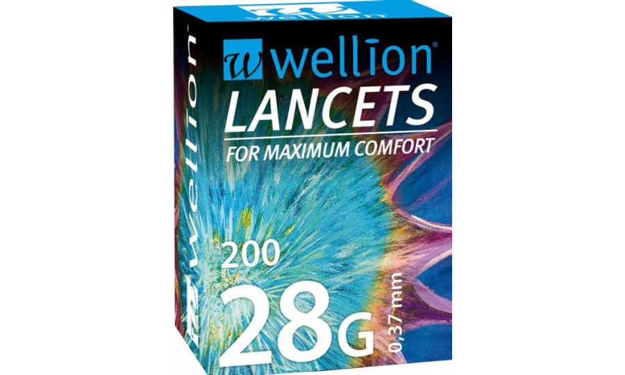 Ланцети Wellion 28G, 200 од.
