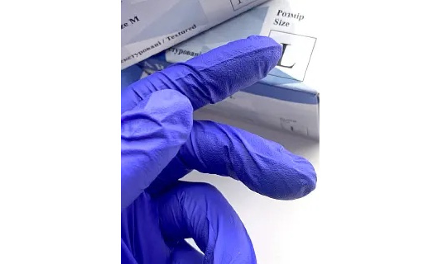 Рукавички нітрилові Alexpharm Cobalt blue 100 шт