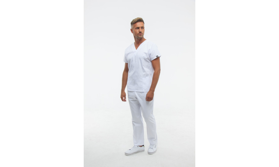 Медичний костюм 0181 Білий