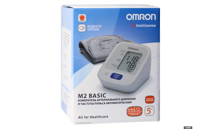 Тонометр автоматичний Omron M2 BASIC з манжетою