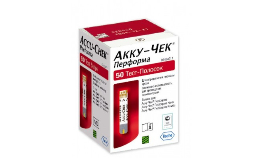 Тест-смужки Accu-Check Performa, 50 шт.