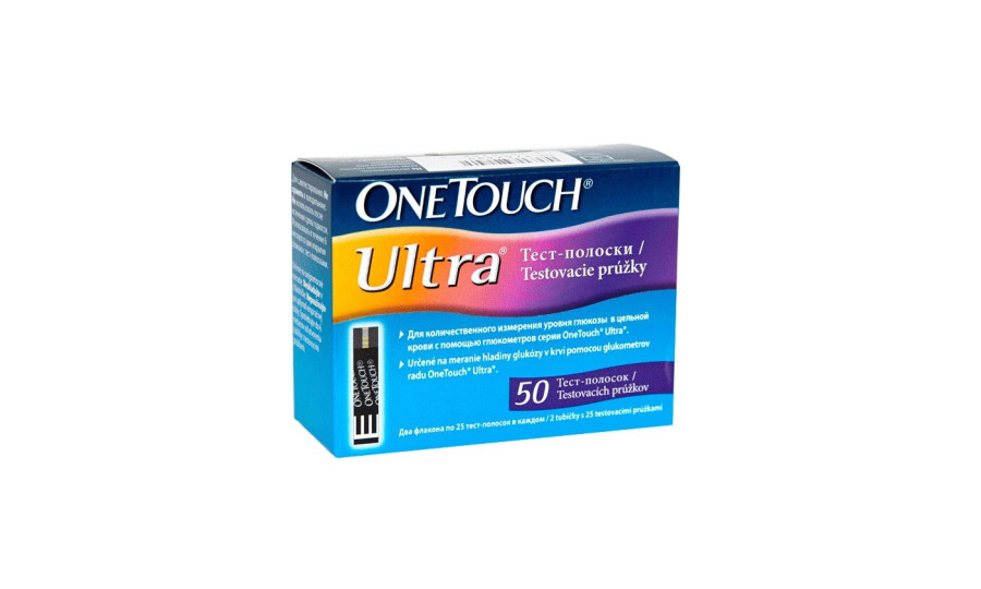Тест-смужки One Touch Ultra, 25 шт.