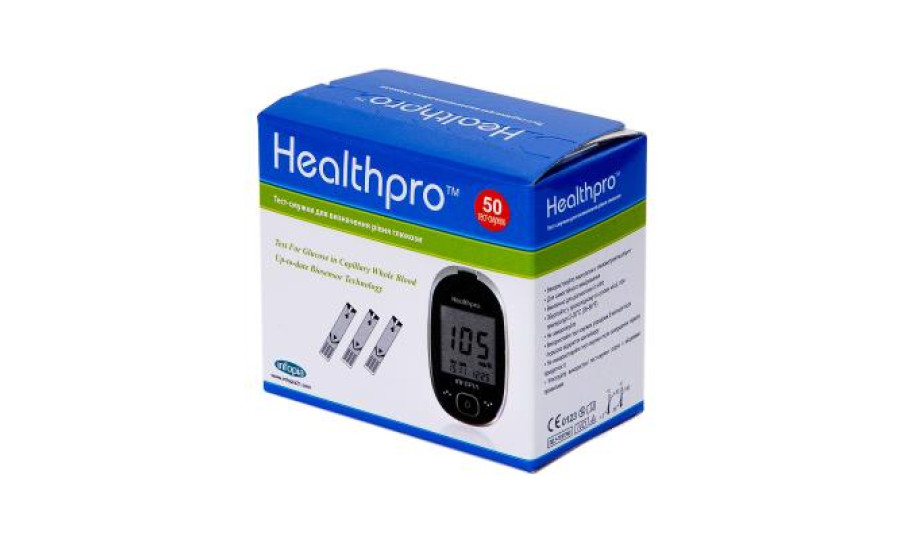 Тест-смужки HealthPro (ХелсПро), 25 шт.