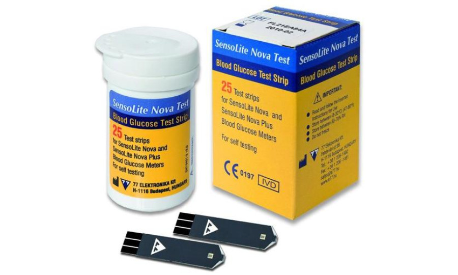 Тест-смужки SensoLite Nova, 25 шт.
