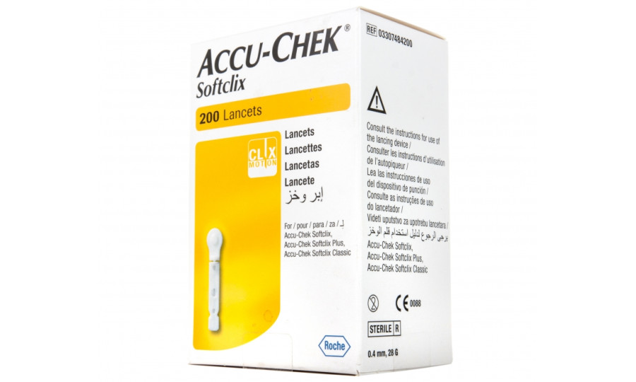 Ланцети Акку Чек (Accu-Chek) Softclix, 200 шт.